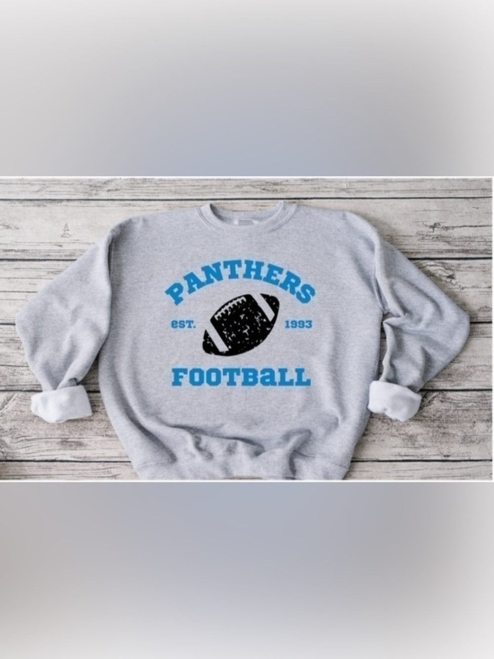 Panthers Retro Football Crewneck